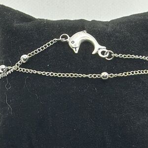 Brand New!! Double strand dolphin and bead bracelet, anklet